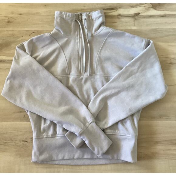 Old Navy Active Dynamic Fleece Crop Size Small Light Gray/Blue NWOT - Picture 1 of 3